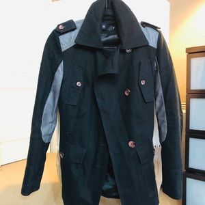 MOVING SALE - Arayal Coat with Leather SZ 36